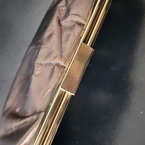 Giani Bernini Bronze Brown Metallic Small Clutch Purse - Picture 5 of 7
